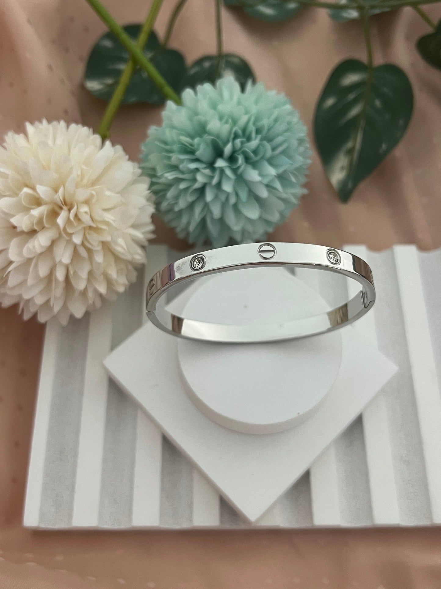 Cartier Charm Cuff in Silver